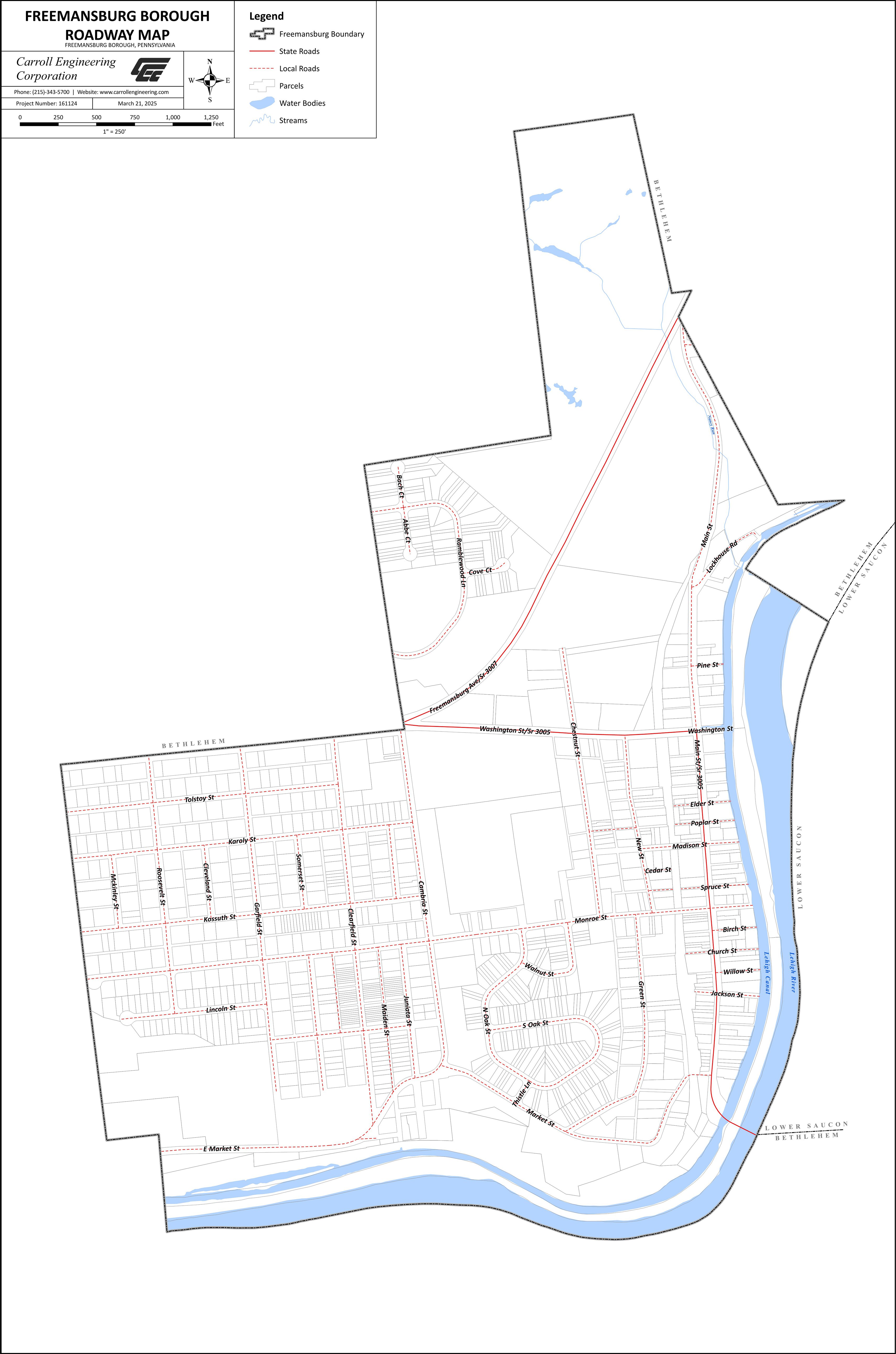 Roadway Map